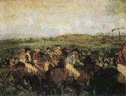 Edgar Degas The Gentlemen-s Race oil